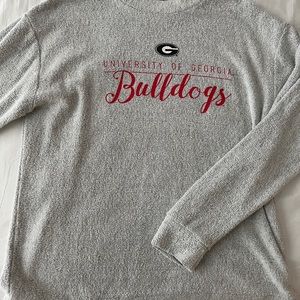 UGA Bulldogs Pressbox comfy terry pullover